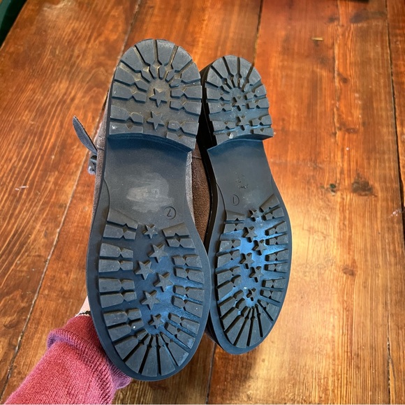 Bjorndal Shoes Bjorndal Leather Boots With Fur And Buckles Vail Style Size Womens 7 Gray